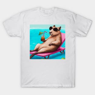 Capybara on Vacation T-Shirt